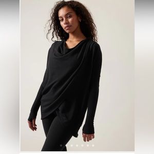 Athleta Purana Wrap sweatshirt hoodie